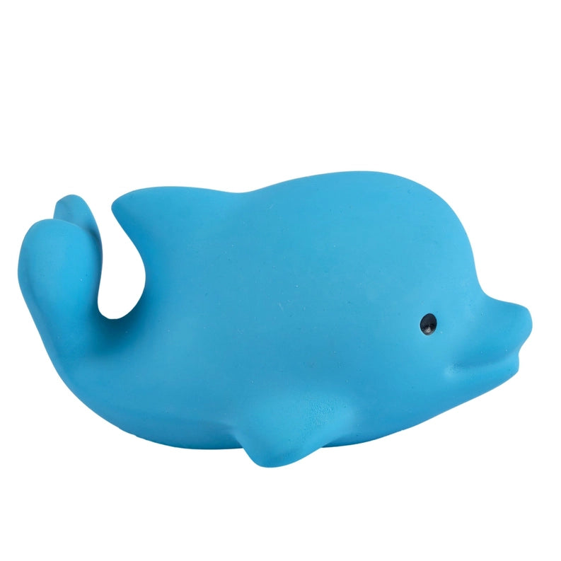 Dolphin Organic Natural Rubber Teether & Rattle