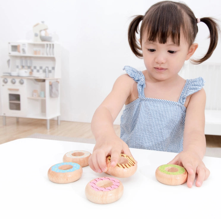 Wooden Donut Set