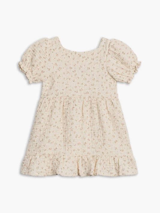Celine Muslin Square Neck Dress