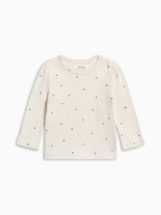 Lois Fine Cord Ruffle Jumper Set in Macy Floral