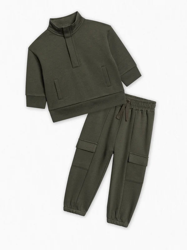 Dallis Fleece Cargo Sweatpants