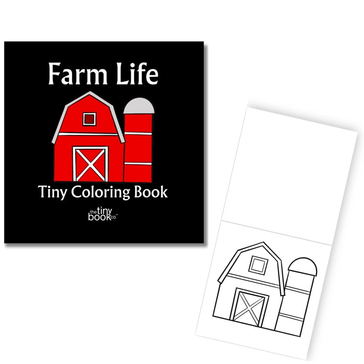 Farm Life Tiny Coloring Book