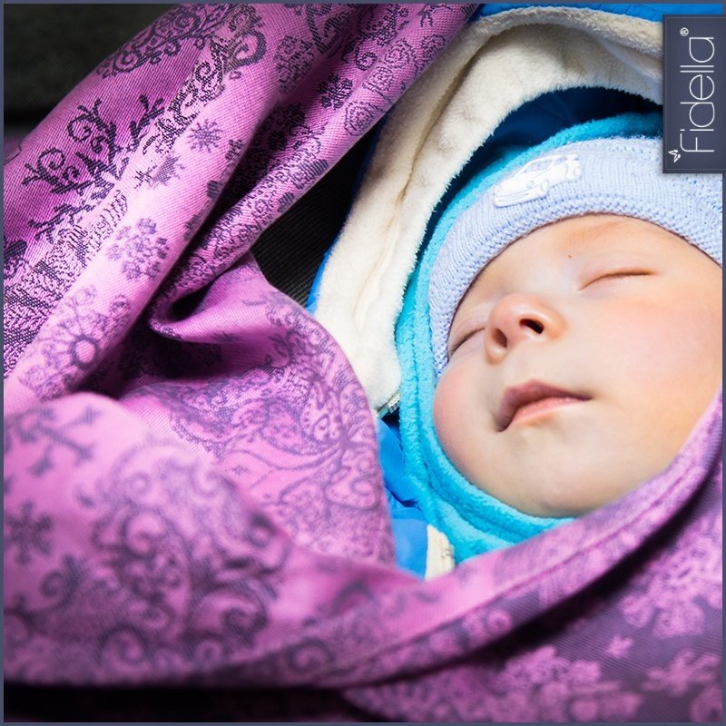 Baby Wrap Iced Butterfly Violet