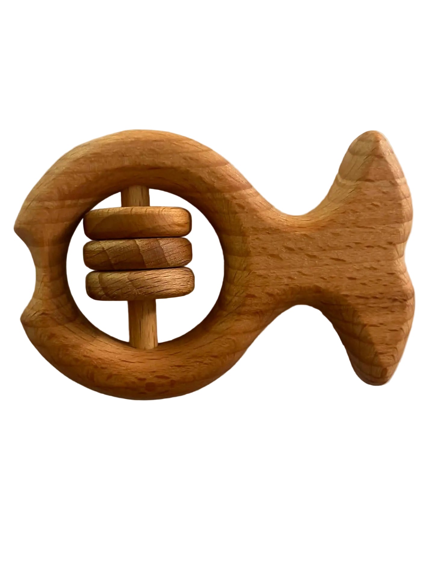 Wooden Fish Rattle