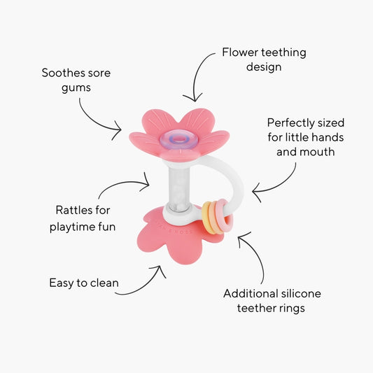Flower Teether Rattle