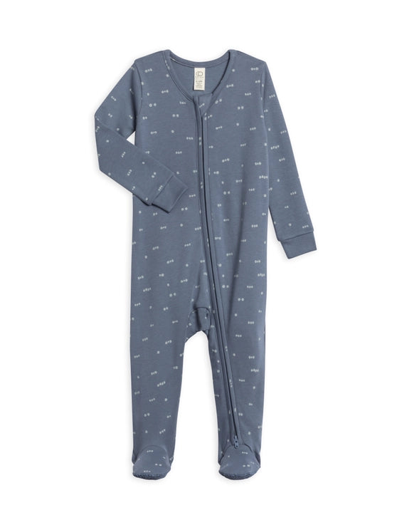 Peyton Zipper Sleeper Set in Tridot