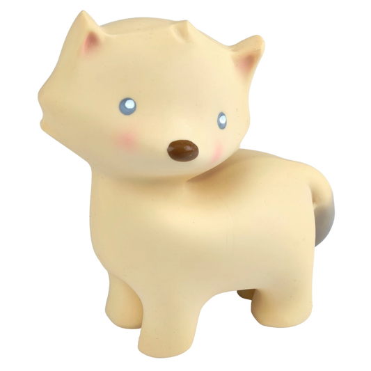 Arctic Fox Organic Natural Rubber Teether & Rattle