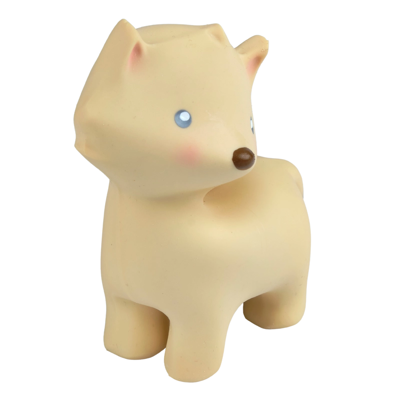 Arctic Fox Organic Natural Rubber Teether & Rattle