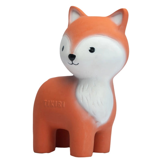 Fox Organic Natural Rubber Teether & Rattle