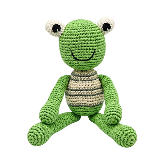 Organic Cotton Frog Rattle