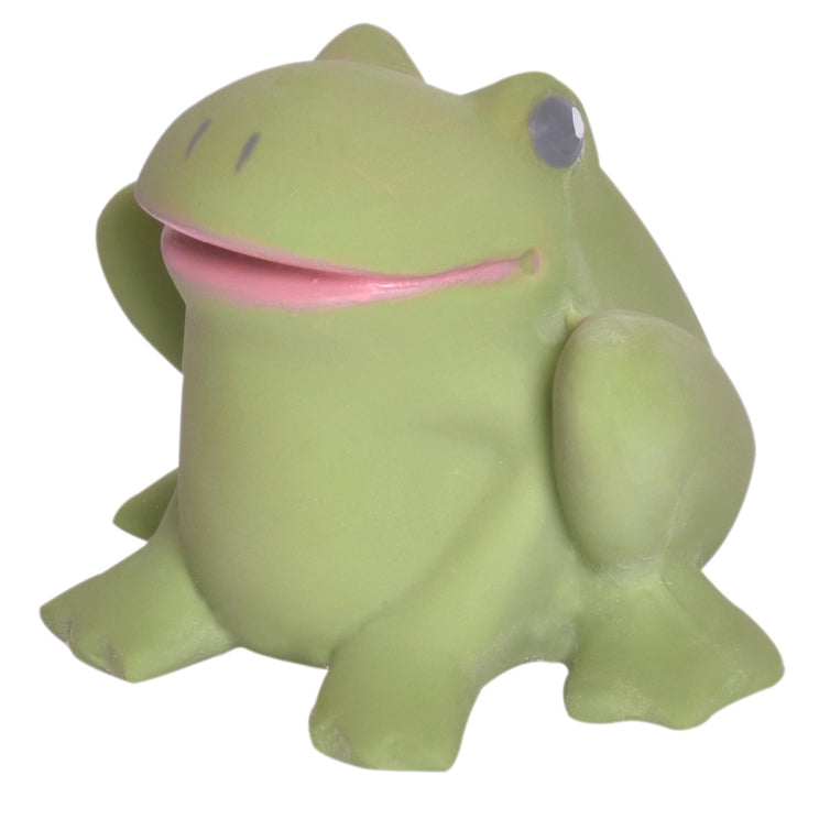 Gemba Frog Organic Natural Rubber Teether & Rattle