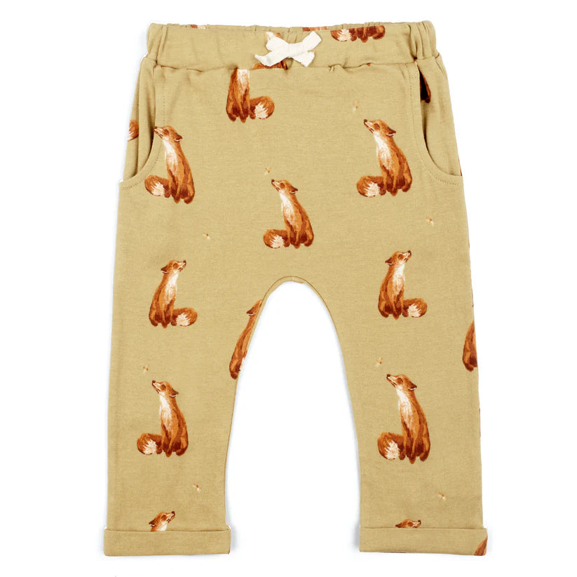 Gold Fox Organic Cotton Baby Jogger Pants