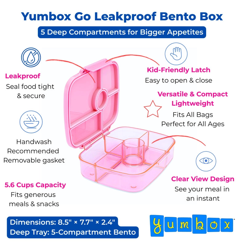 Yumbox Go Sydney Pink