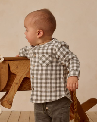 Forest Check Milo Shirt and Luca Pant Set