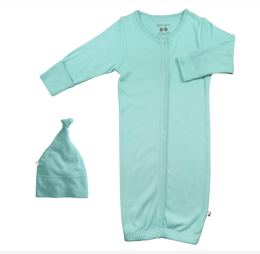 Harbor Snap Gown & Knot Hat Set