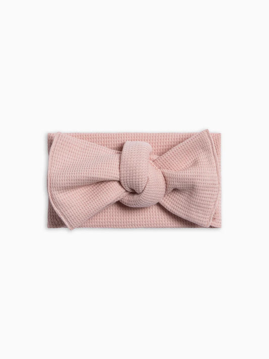 Waffle Bow Wrap Petal Pink