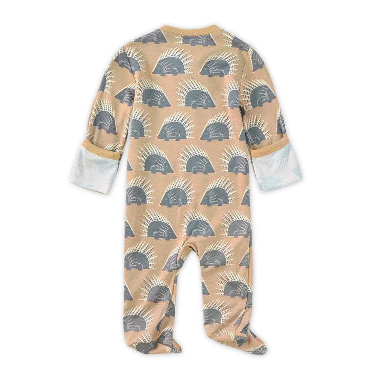 Chill Quill Print Zip Footie