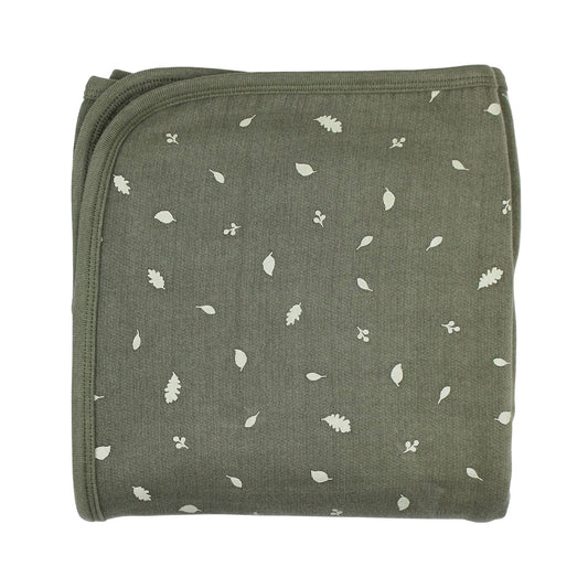 Hunter Leaves Cozy Organic Cotton Blanket