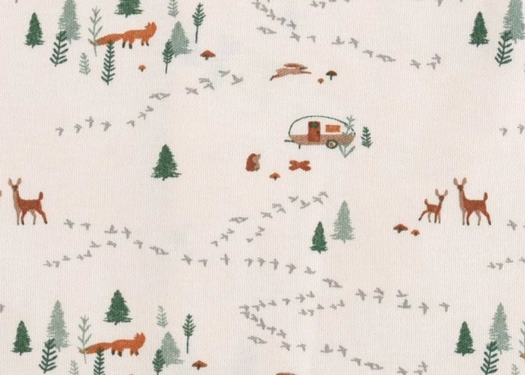Into the Woods Double Layer Print Blanket