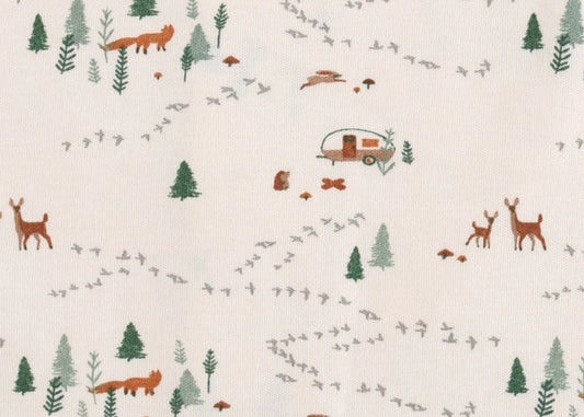 Into the Woods Double Layer Print Blanket