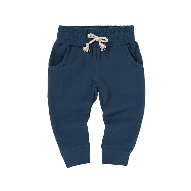 Azure Blue Organic Joggers