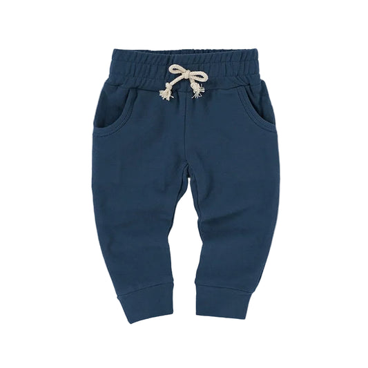 Azure Blue Organic Joggers
