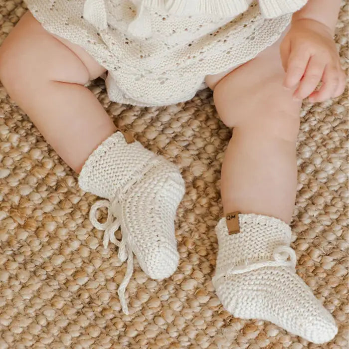 Organic Knit Booties