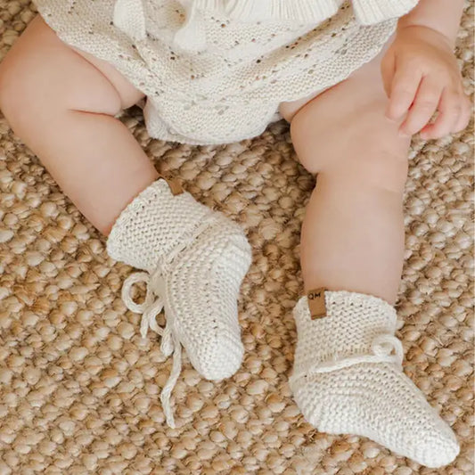 Organic Knit Booties
