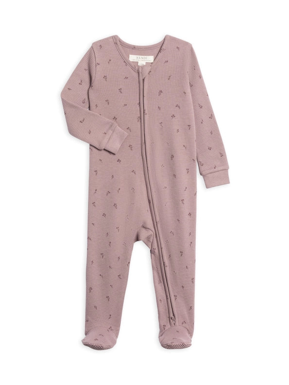 Lane Waffle Knit Sleeper in Samara Floral