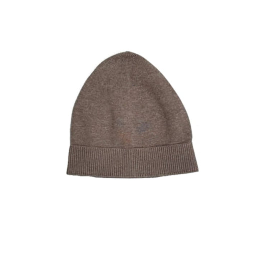 Cafe Latte Sweater Knit Beanie Hat