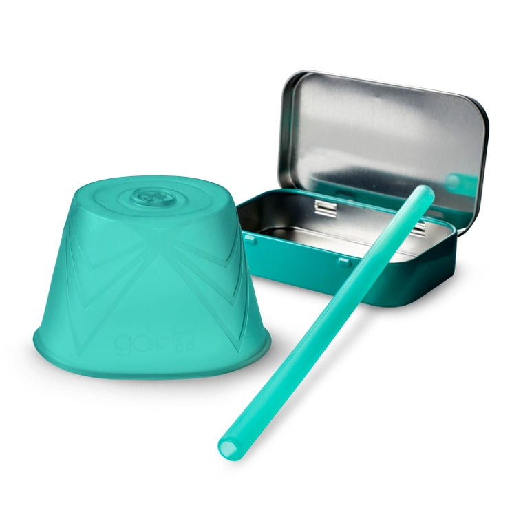 Universal Lid + Straw in Tin