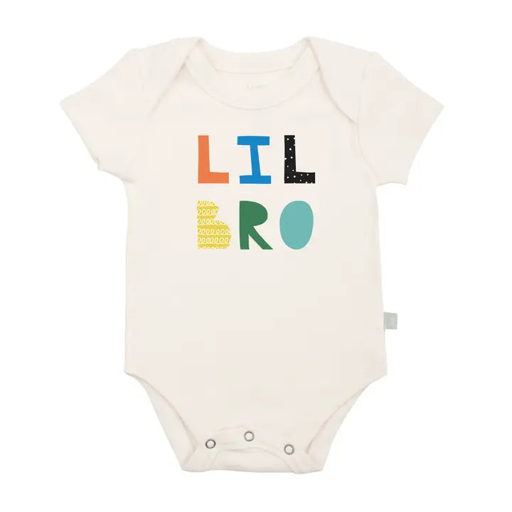 Lil Bro Organic Graphic Bodysuit