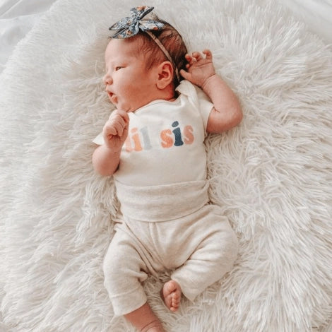 Lil Sis Organic Graphic Bodysuit