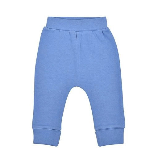 Organic Baby Cuffed Pants Periwinkle