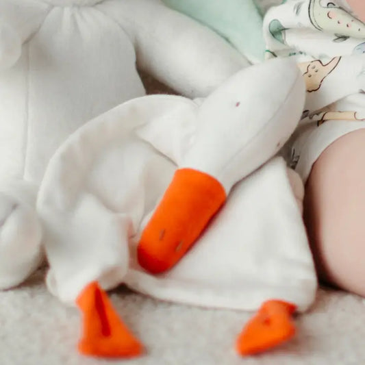 Organic Cotton Lucy Goosey Flat Cuddle Toy