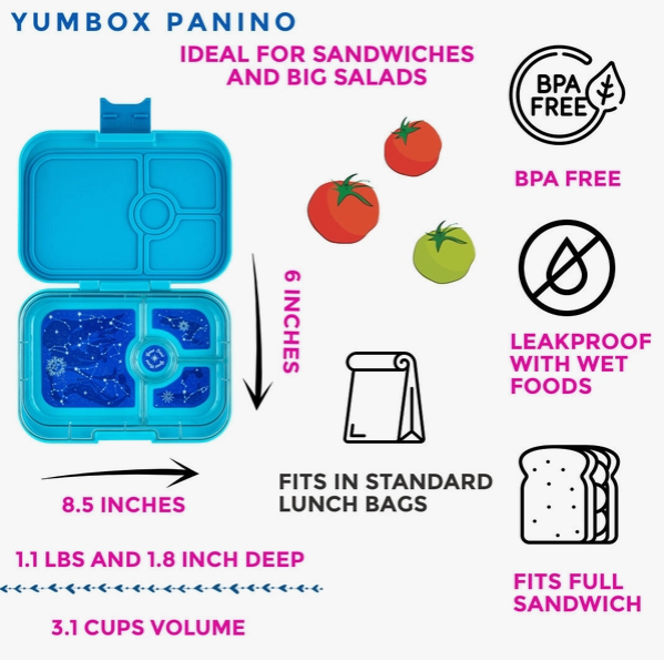 YumBox Panino Luna Aqua