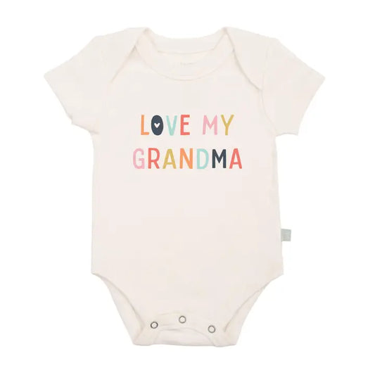 Love my Grandma Organic Graphic Bodysuit
