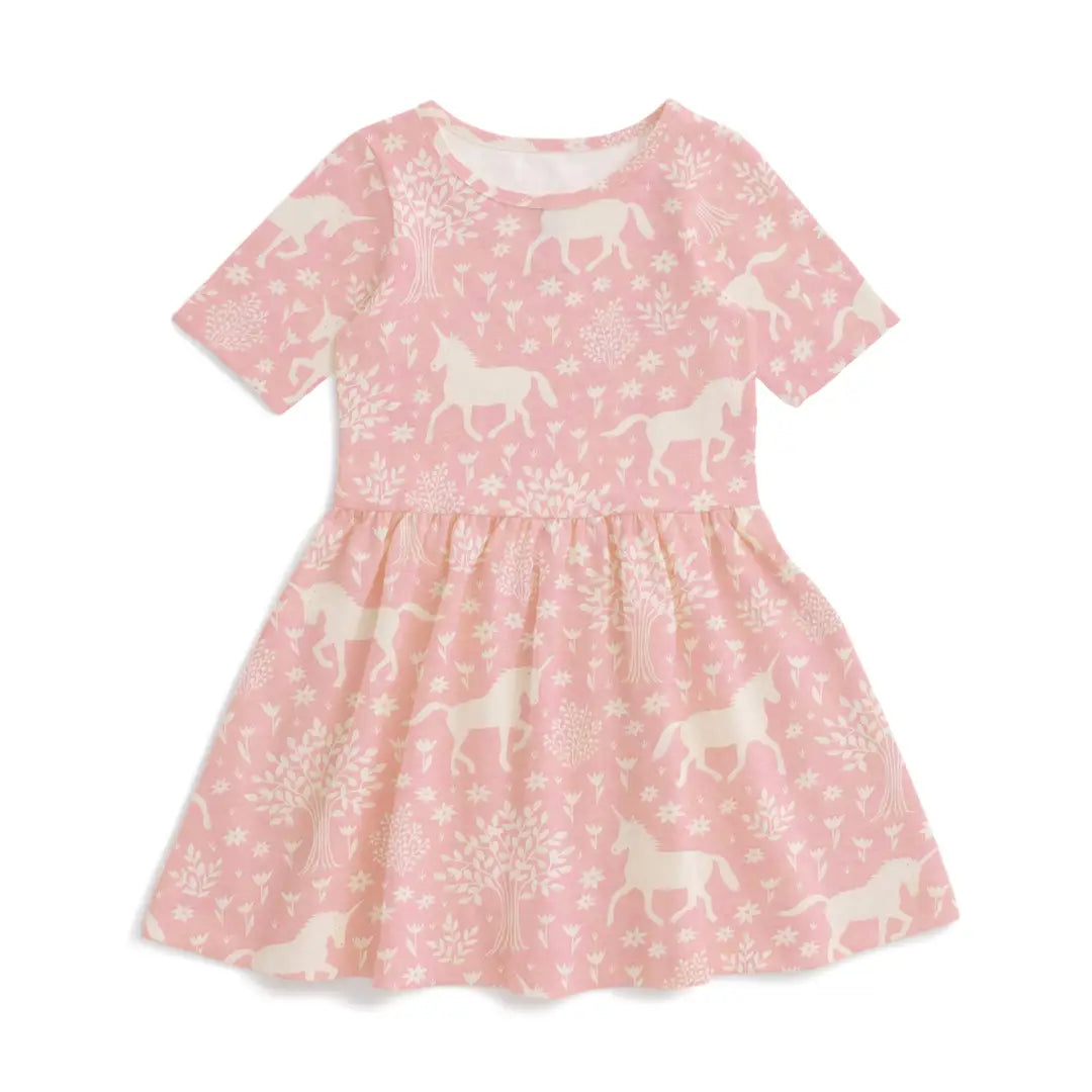Magical Forest Pink Alberta Dress