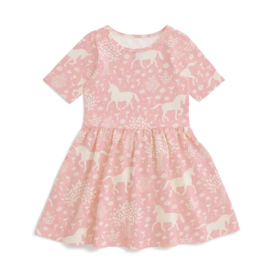 Magical Forest Pink Alberta Dress