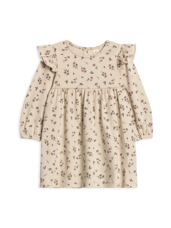 Mika Armhole Ruffle Long Sleeve Dress- Betty Floral