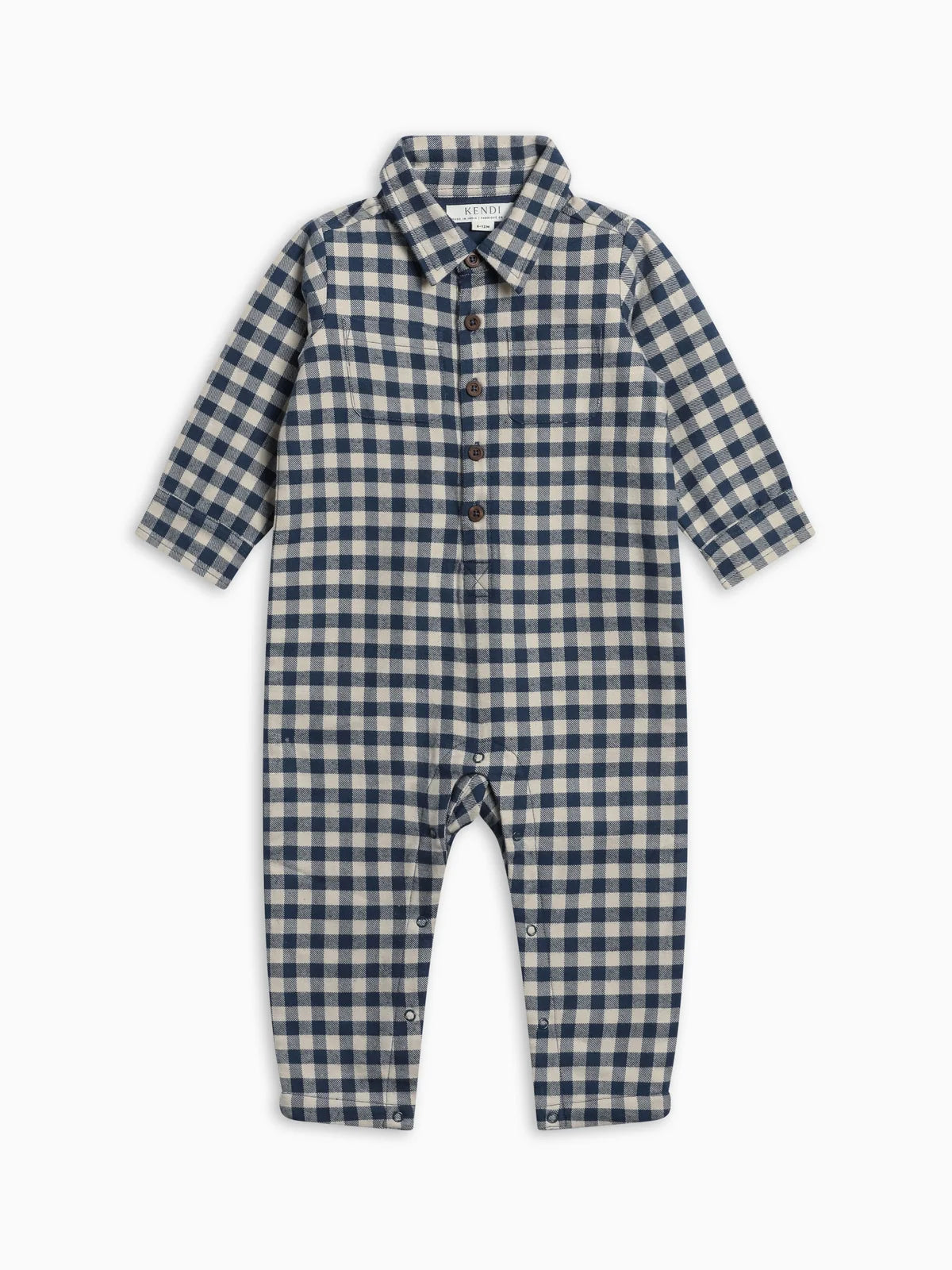 Mishka Flannel Lined Collar Romper