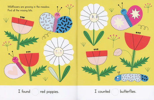 Missing Bits Garden Sticker Book