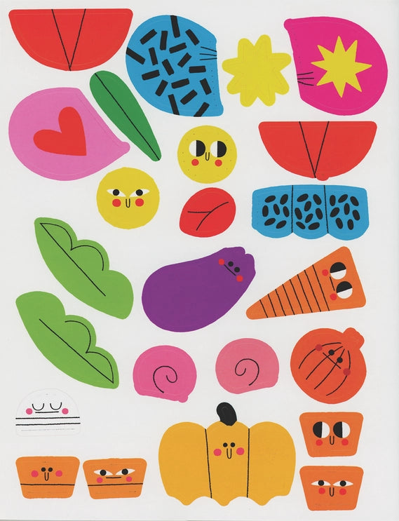Missing Bits Garden Sticker Book