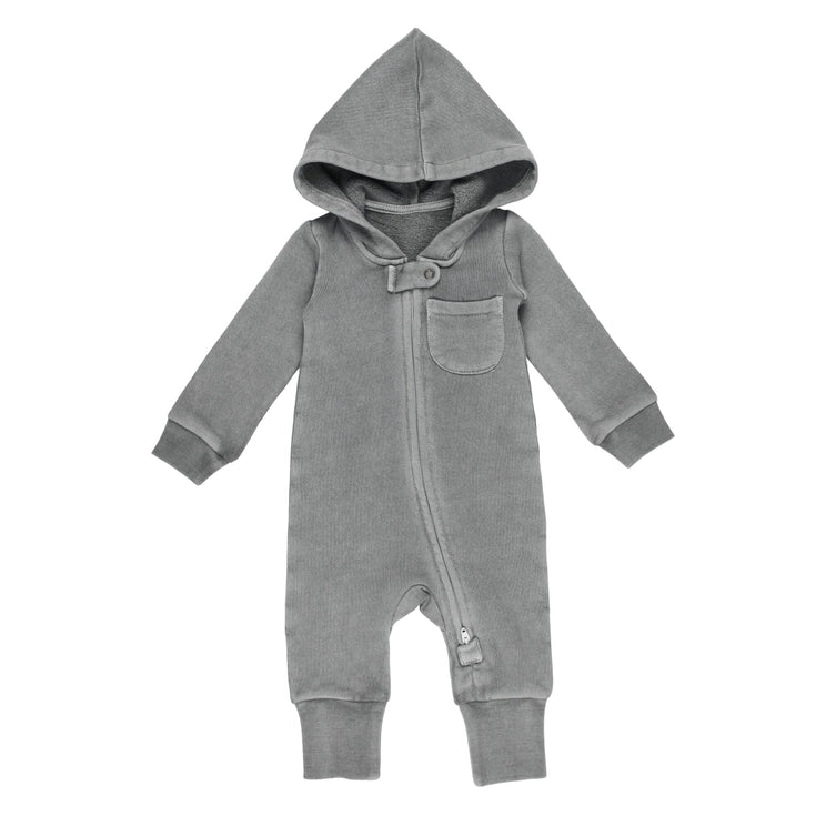 Mist Cozy Zipper Romper
