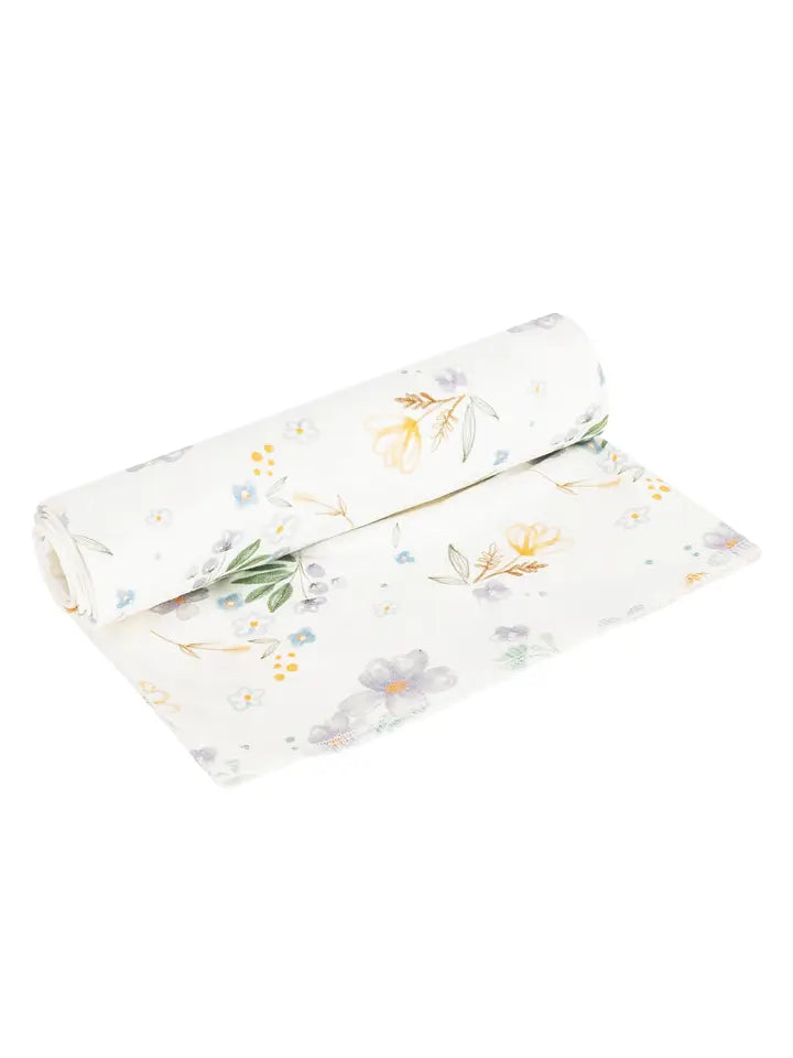 Modern Daisy Organic Cotton Swaddle Blanket