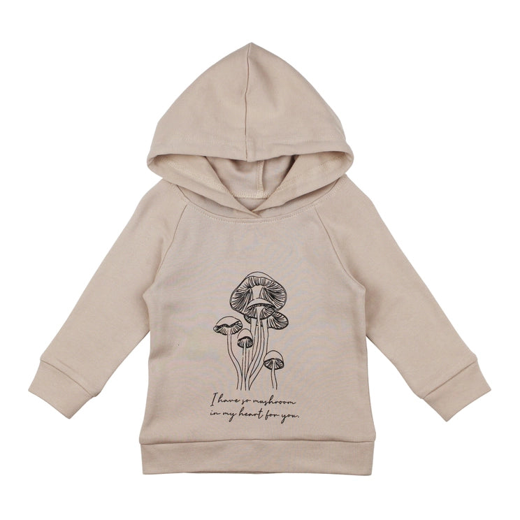 Mushroom Print Organic Cotton Hoodie