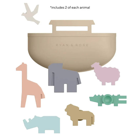 Noah's Ark Silicone Playset