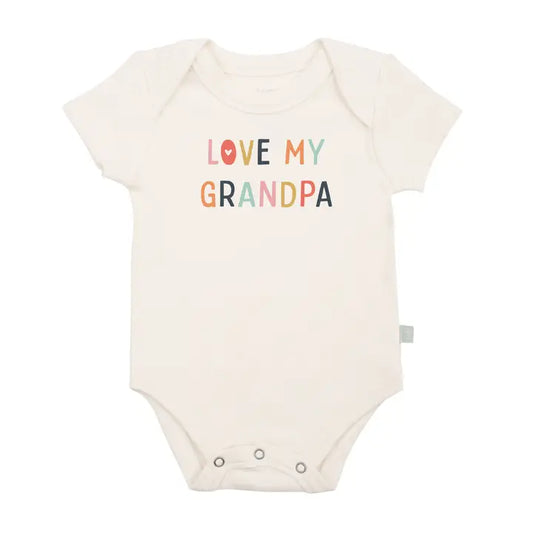 Love my Grandpa Organic Graphic Bodysuit