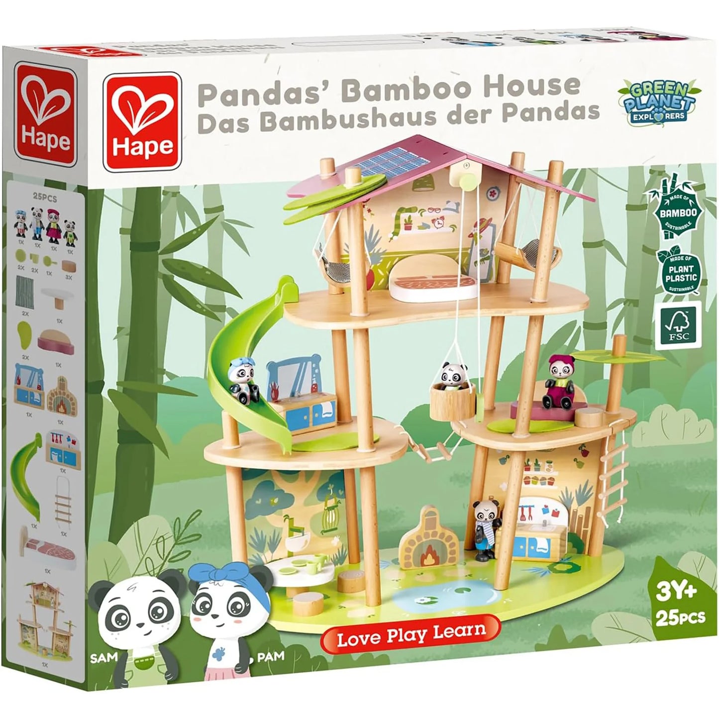 Green Planet Explorers Pandas' Bamboo House