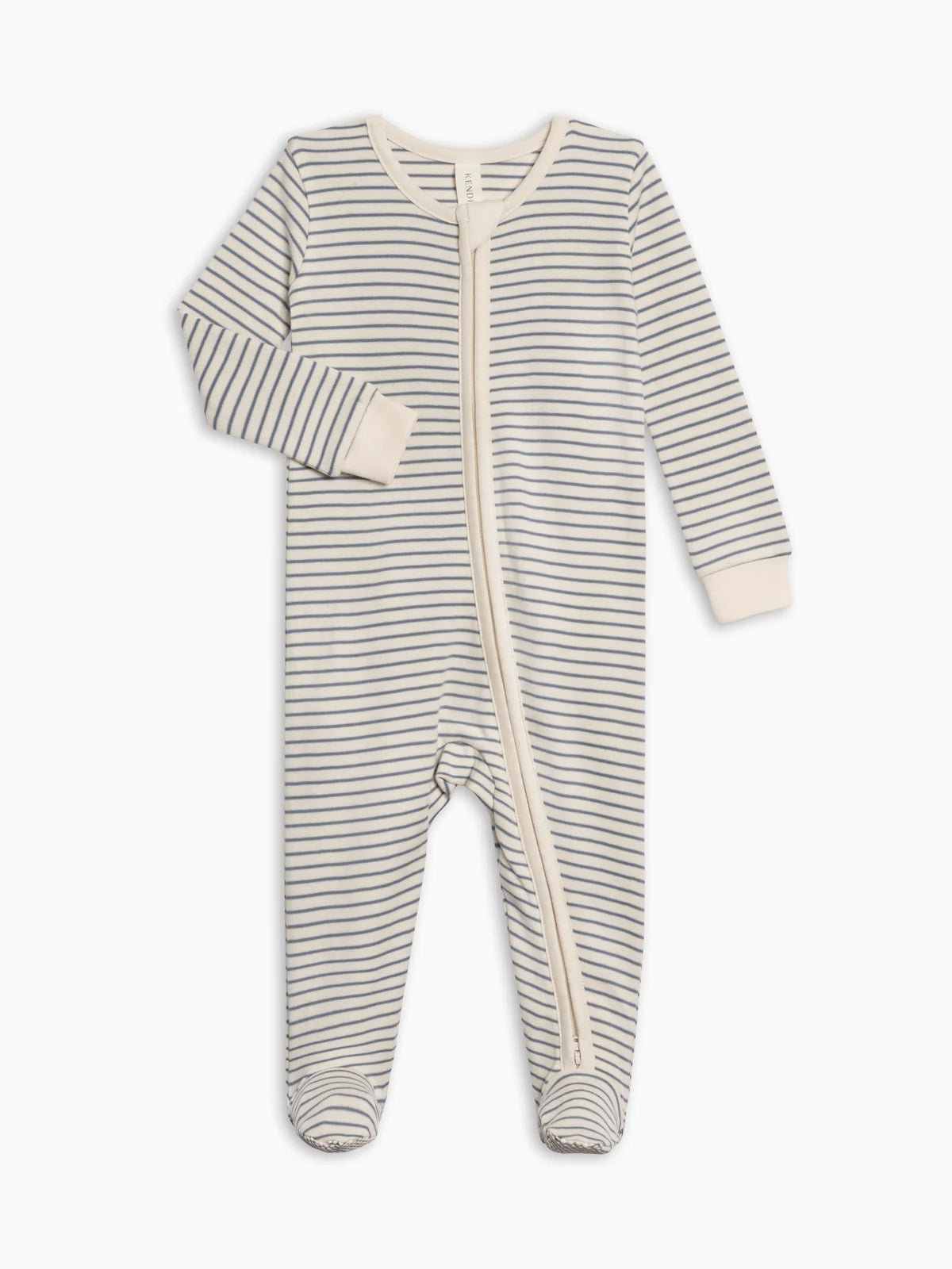 Peyton Zipper Sleeper in Bay Stripe